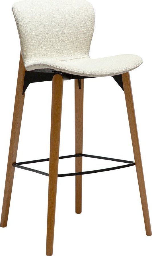 Krémová barová židle (výška sedáku 77,5 cm) Paragon – DAN-FORM Denmark