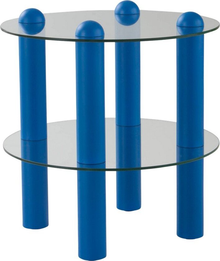 Skleněný kulatý odkládací stolek ø 48 cm Egan – Jotex