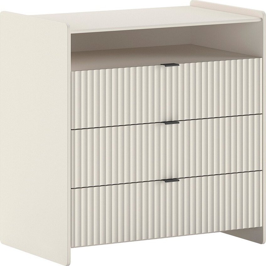 Krémová dětská komoda z MDF 90x92x55 cm Lux – Vipack