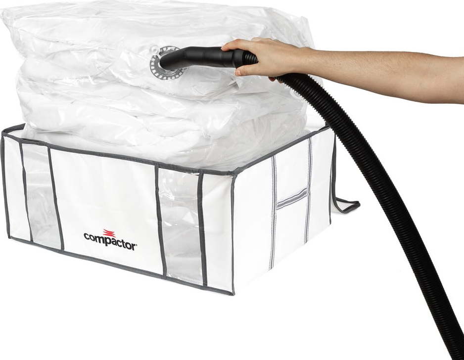Vakuový vyztužený látkový úložný box na oblečení 65x45x26,5 cm Life – Compactor