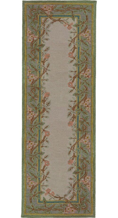Ručně tkaný vlněný běhoun 80x300 cm Verona Floral – Flair Rugs