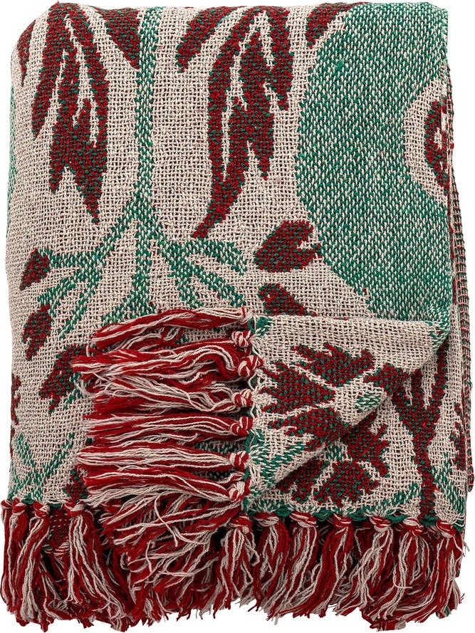Deka z recyklované bavlny 130x160 cm Jangal – Bloomingville