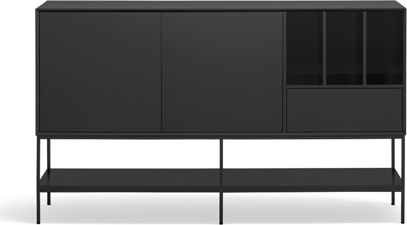 Černá komoda 166x98x45 cm Platt – Teulat