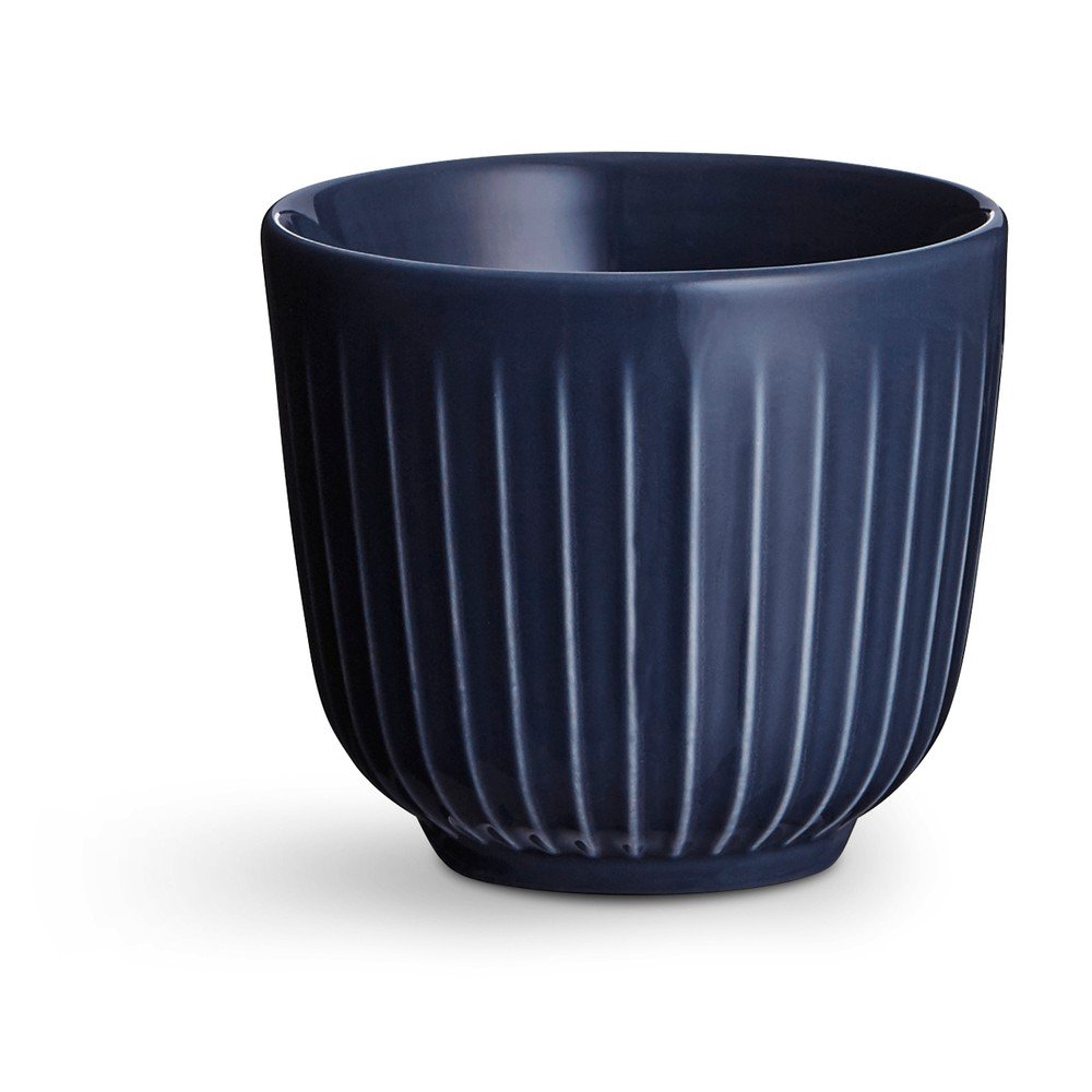 Tmavě modrý porcelánový hrnek Kähler Design Hammershoi, 200 ml