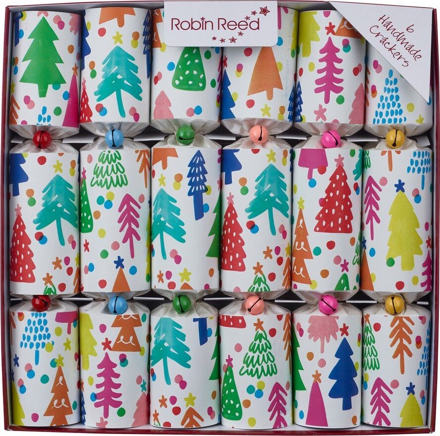 Vánoční crackery v sadě 6 ks Bright Trees – Robin Reed