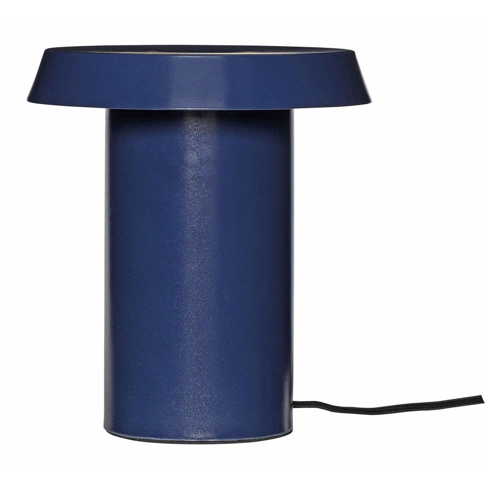 Modrá kovová stolní lampa Keen - Hübsch