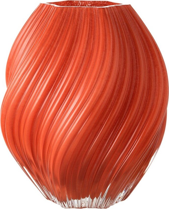 Ručně vyrobená váza v cihlové barvě (výška 23 cm) Selma – Ellos Home — fotka 1