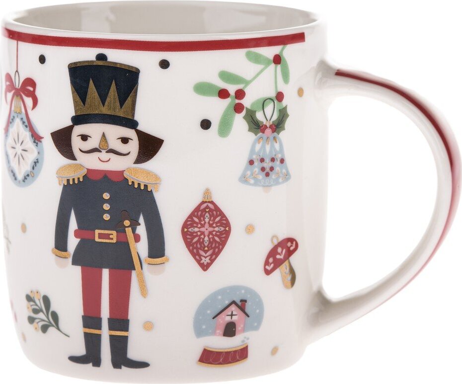 Bílý porcelánový hrnek 370 ml Jolly – Dakls