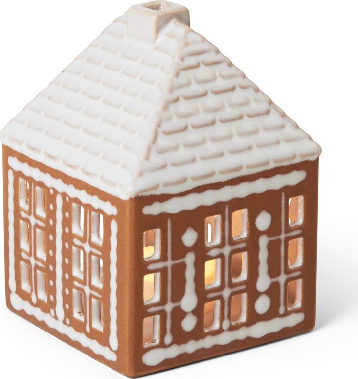 Keramický svícen na čajovou svíčku Gingerbread Lighthouse – Kähler Design