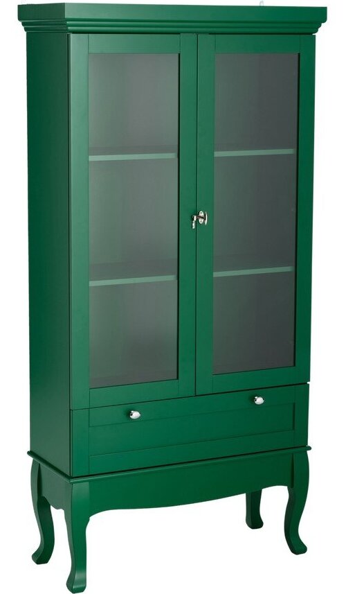 Zelená závěsná vitrína z MDF 85x170,5x35 cm Prato – Ellos Home