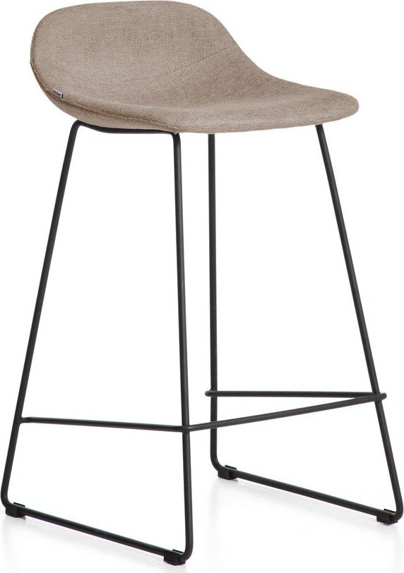 Taupe barová stolička (výška sedáku 76 cm) Zahara – Kave Home