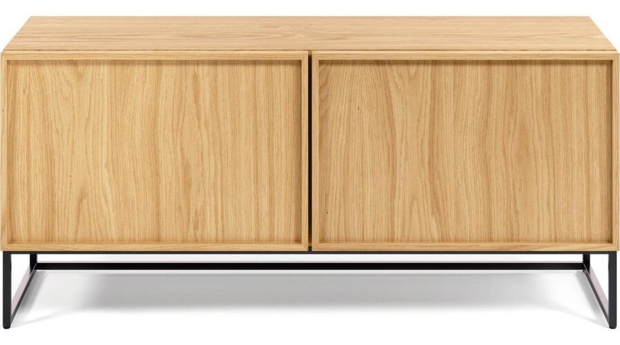 TV stolek v dekoru dubu v přírodní barvě 112x51x42 cm Taiana – Kave Home