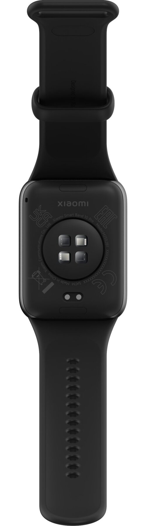 Xiaomi Smart Band 10 Pro – inteligentný náramok s GNSS, Midnight Black – detail 2