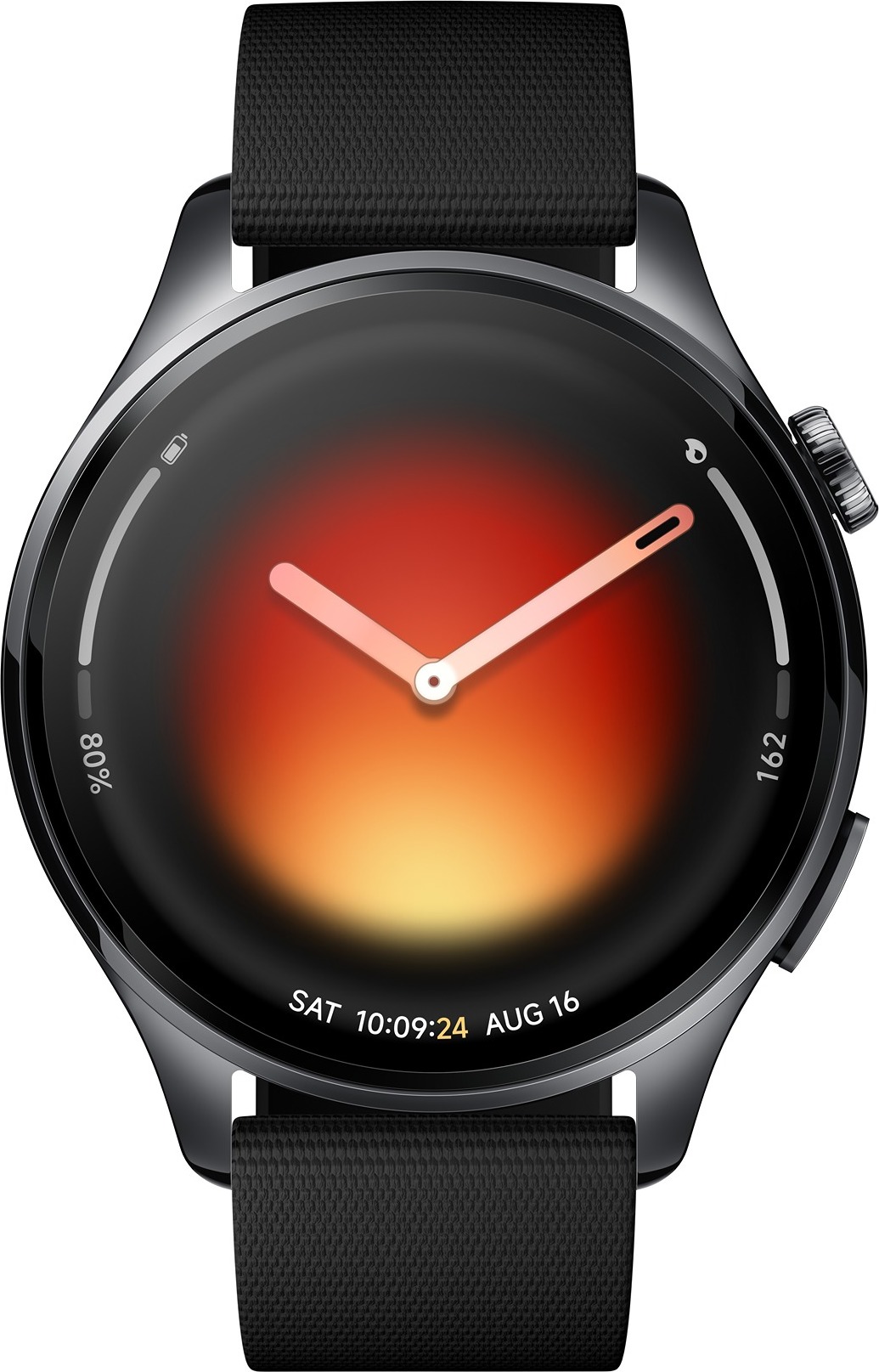 Xiaomi Watch 5 47 mm so športovým remienkom, čierne