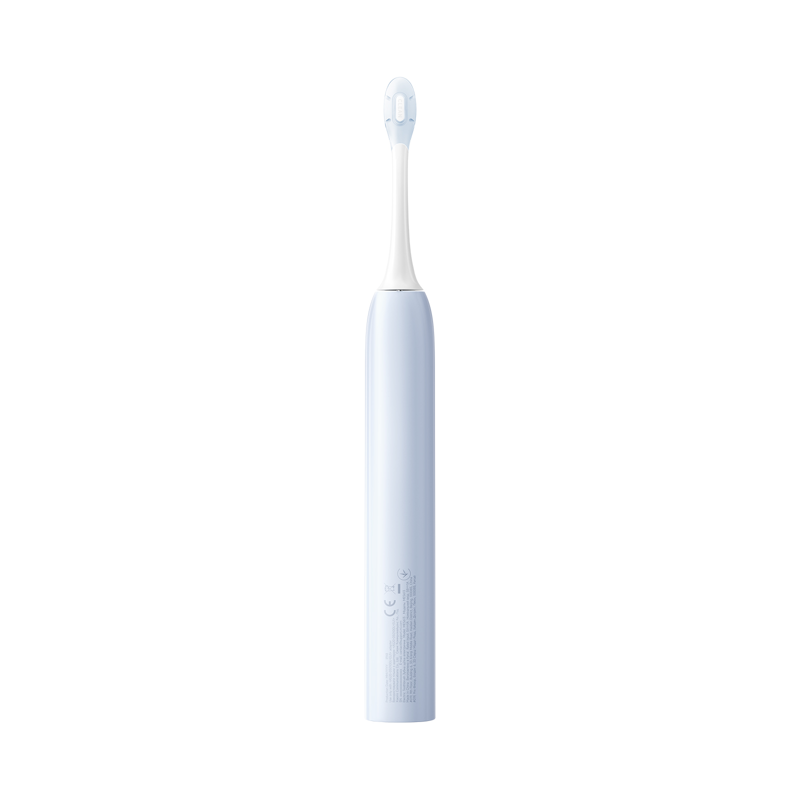 Zadná strana modrej kefky Xiaomi Mijia Pro