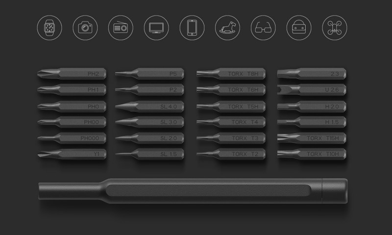 Mi Precision Screwdriver Kit – pohľad 3