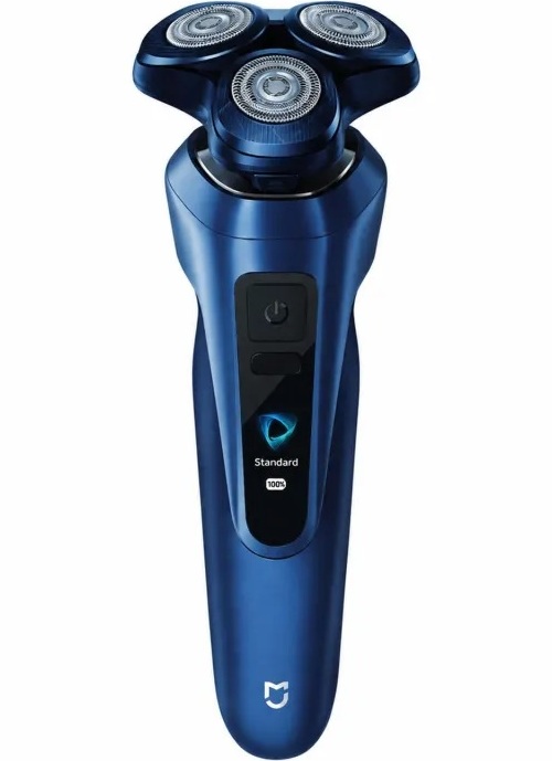 Xiaomi Mijia Electric Shaver Pro Portable – holiaci strojček, modrý – detail 3