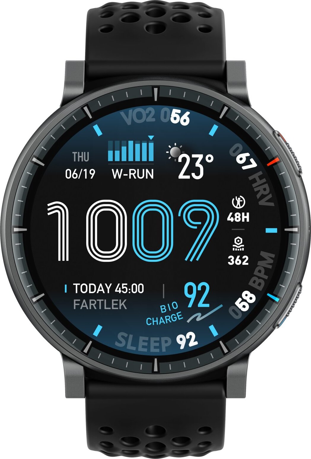Amazfit Active Max, inteligentné hodinky, čierne