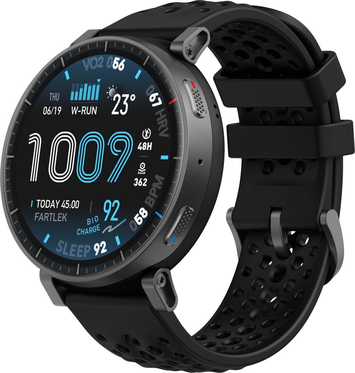 Amazfit Active Max, inteligentné hodinky, čierne