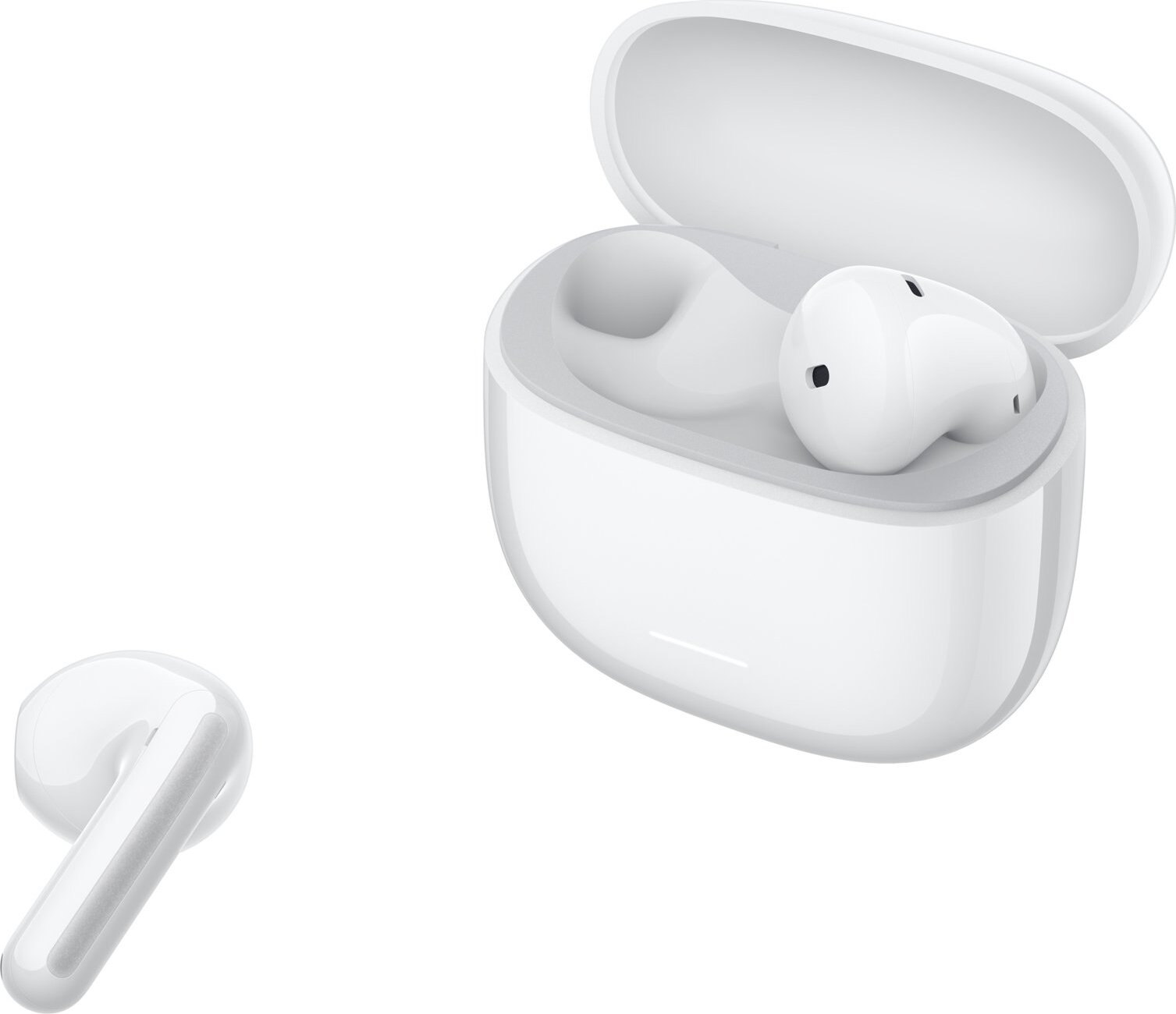 Xiaomi Redmi Buds 8 Active – Biela – pohľad 2