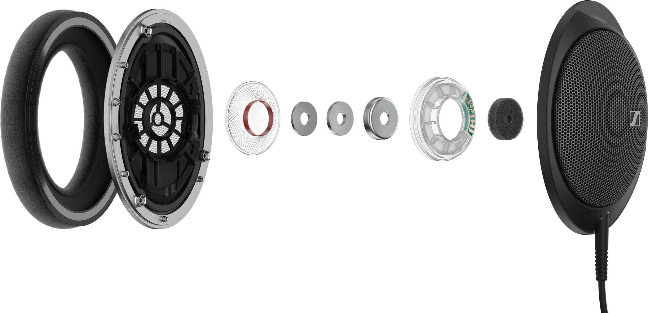 Sennheiser HD 550 – konštrukčné diely