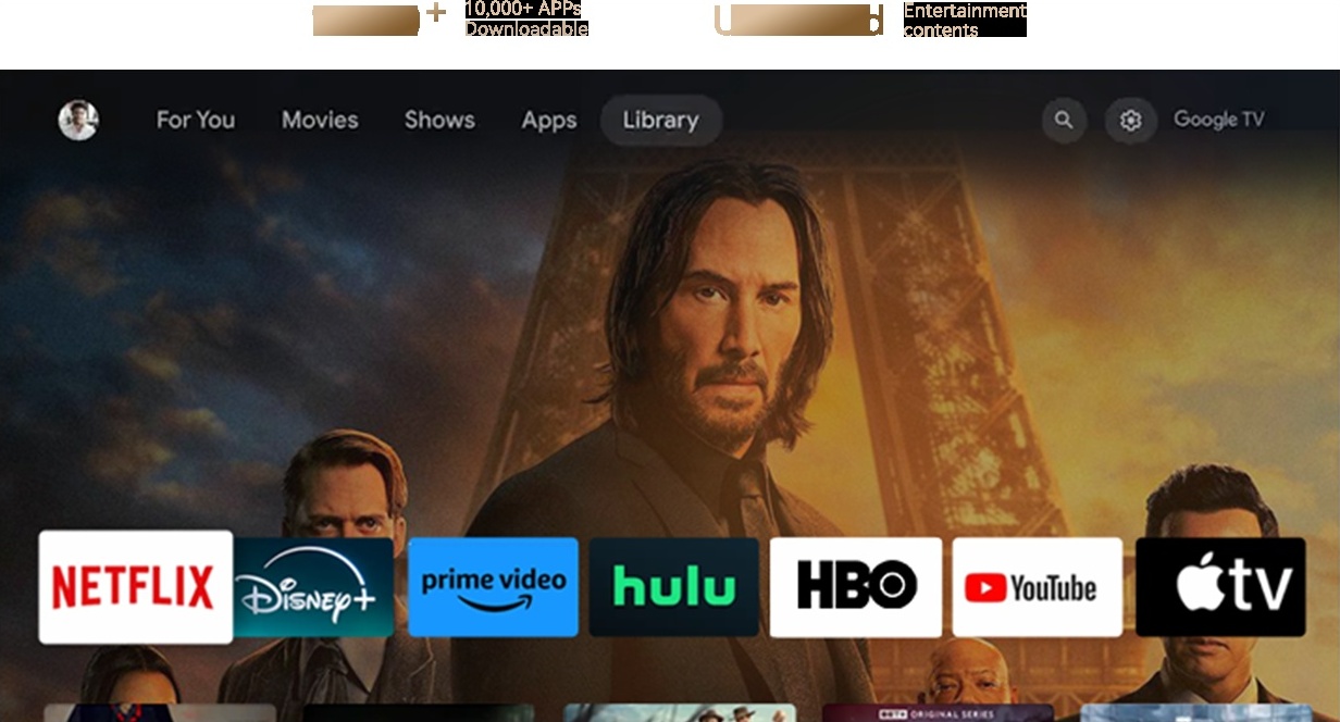 Google TV a kompatibilné aplikácie
