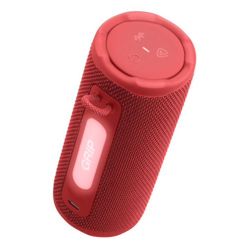 JBL Grip Red – Osvetlenie a spoločné prehrávanie