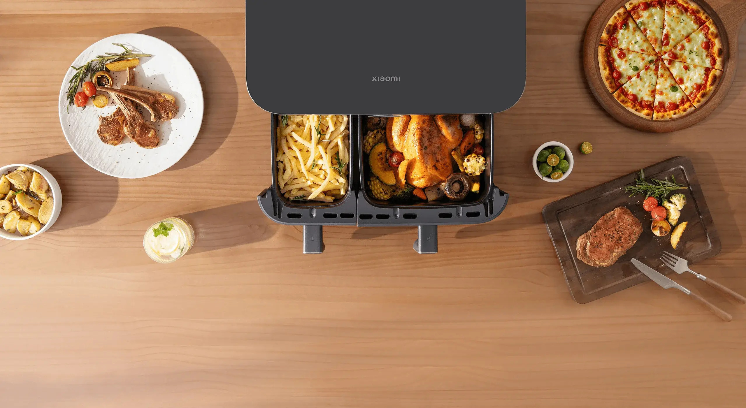 Dual Zone Air Fryer 10L – pohľad 3