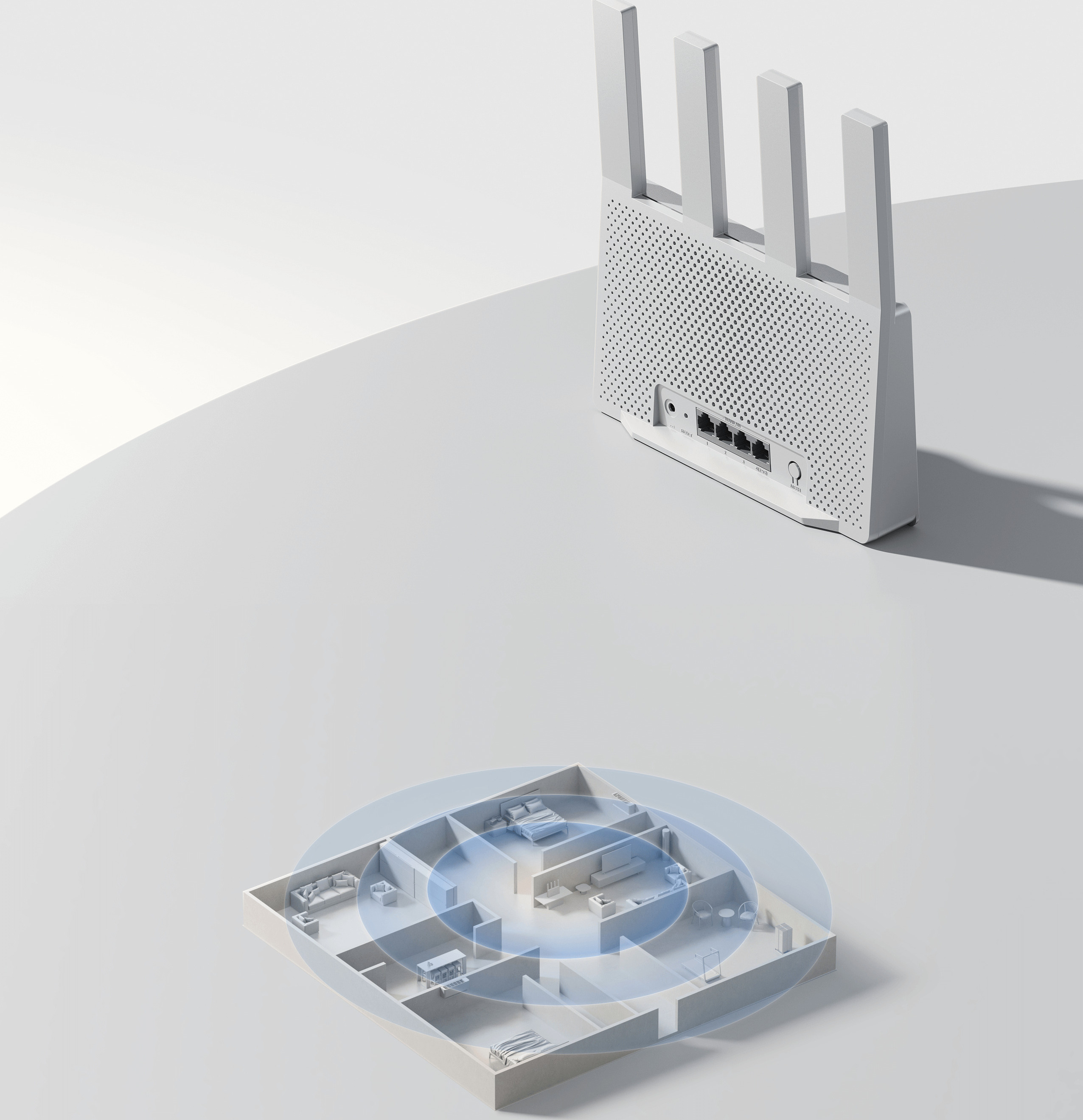 Router BE3600 2.5G – technická ilustrácia výrobcu